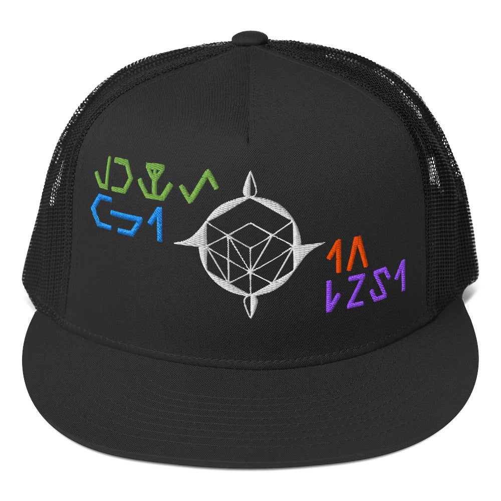 TFI fLtD Sci-Fi Brand Hat Black Mockup