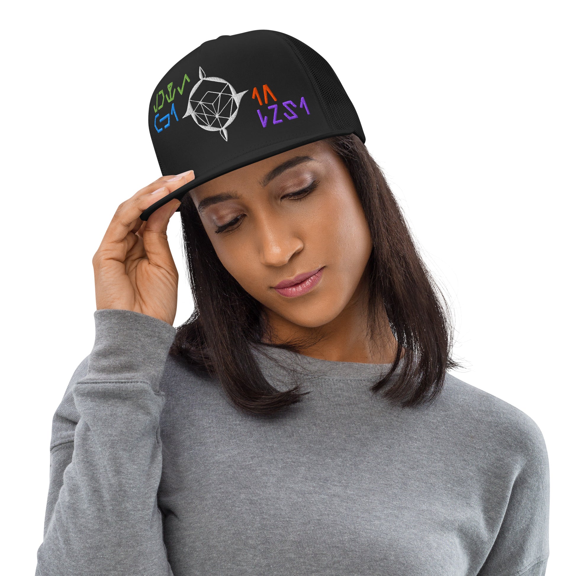 TFI fLtD Sci-Fi Brand Hat Black Mockup