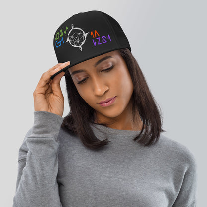 TFI fLtD Sci-Fi Brand Hat Black Mockup 4