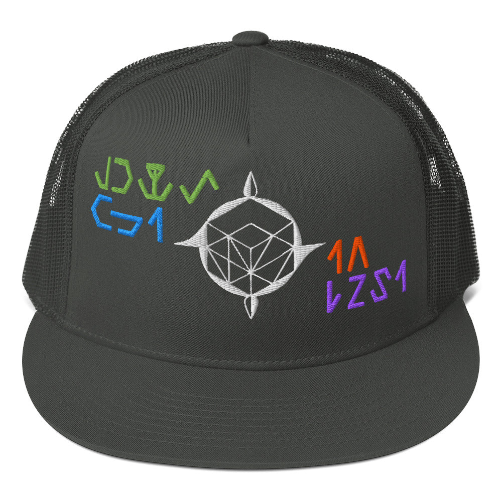 TFI fLtD Sci-Fi Brand Hat Black Mockup