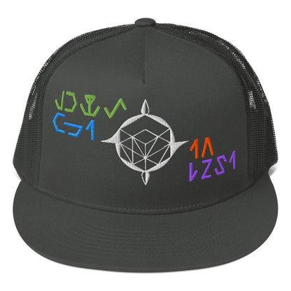 TFI fLtD Sci-Fi Brand Hat Black Mockup