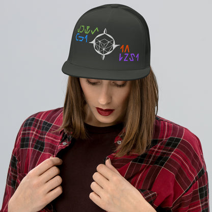 TFI fLtD Sci-Fi Brand Hat Charcoal Mockup 5