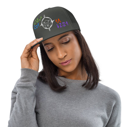 TFI fLtD Sci-Fi Brand Hat Charcoal Mockup