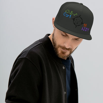 TFI fLtD Sci-Fi Brand Hat Charcoal Mockup 2