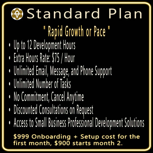 Standard - $900 / Month