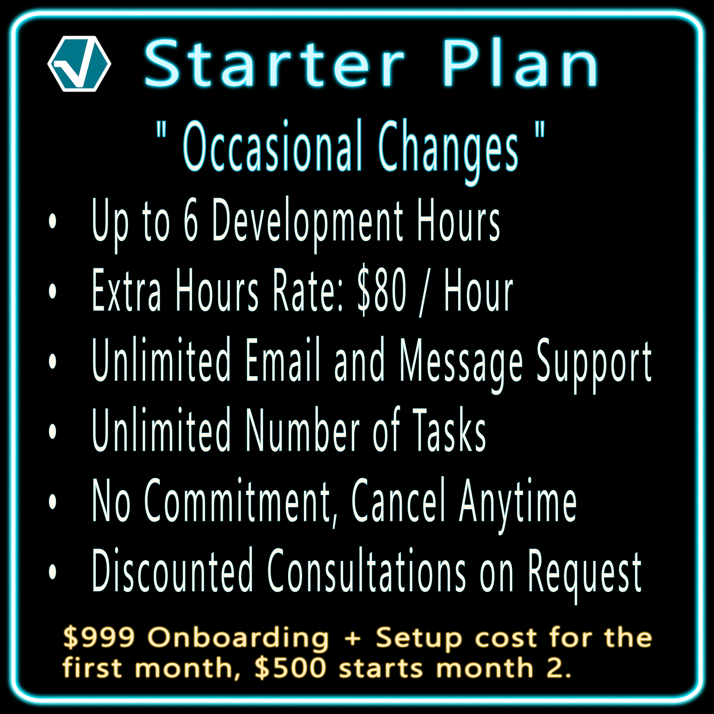 Starter $500 / Month