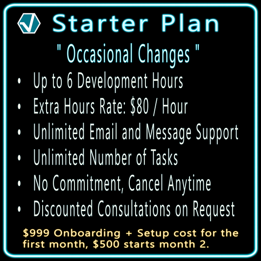 Starter $500 / Month