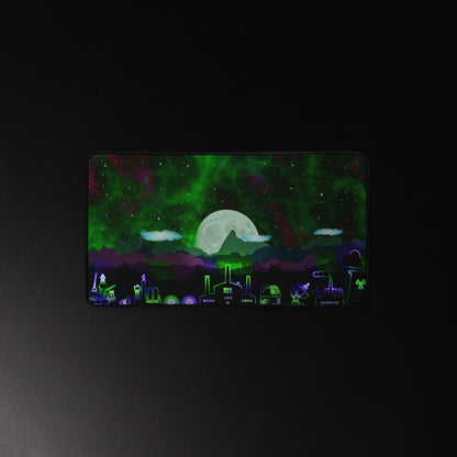 Everyday Desk Mat with black gradient background
