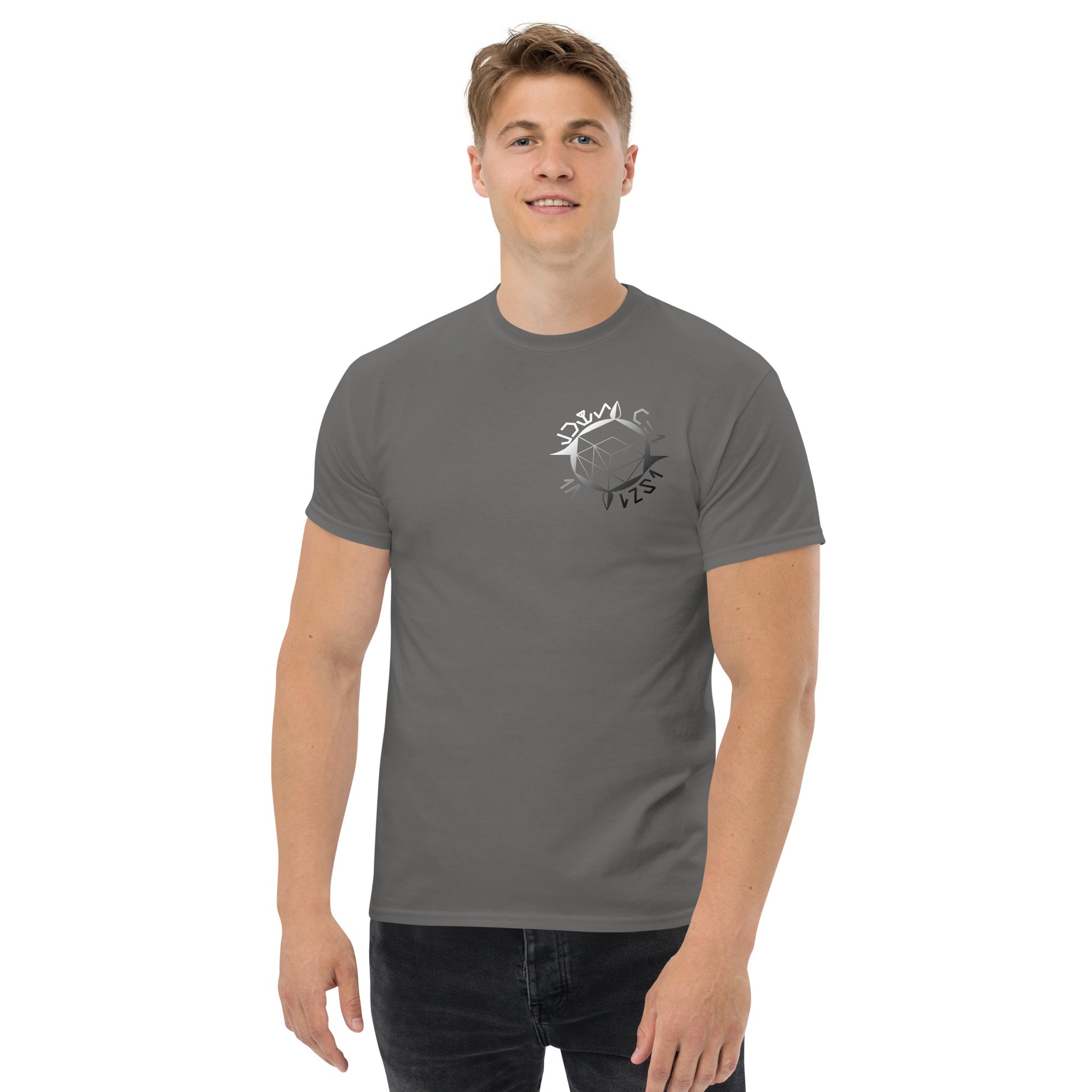 TFI fLTD Emitted Pulse Activity #1 Grey Shirt Front Logo