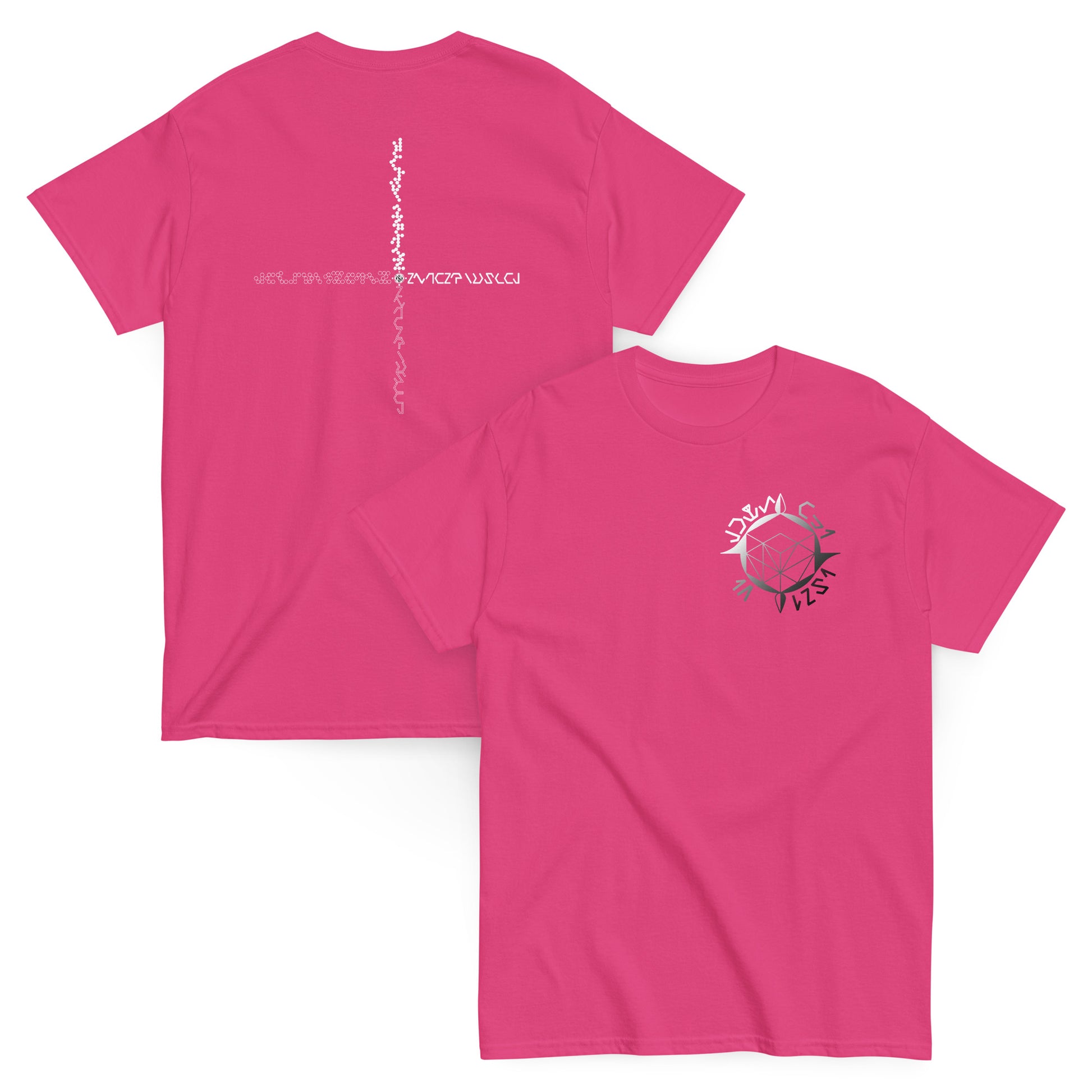 TFI fLTD Emitted Pulse Activity #1 Pink Shirt Front and Back