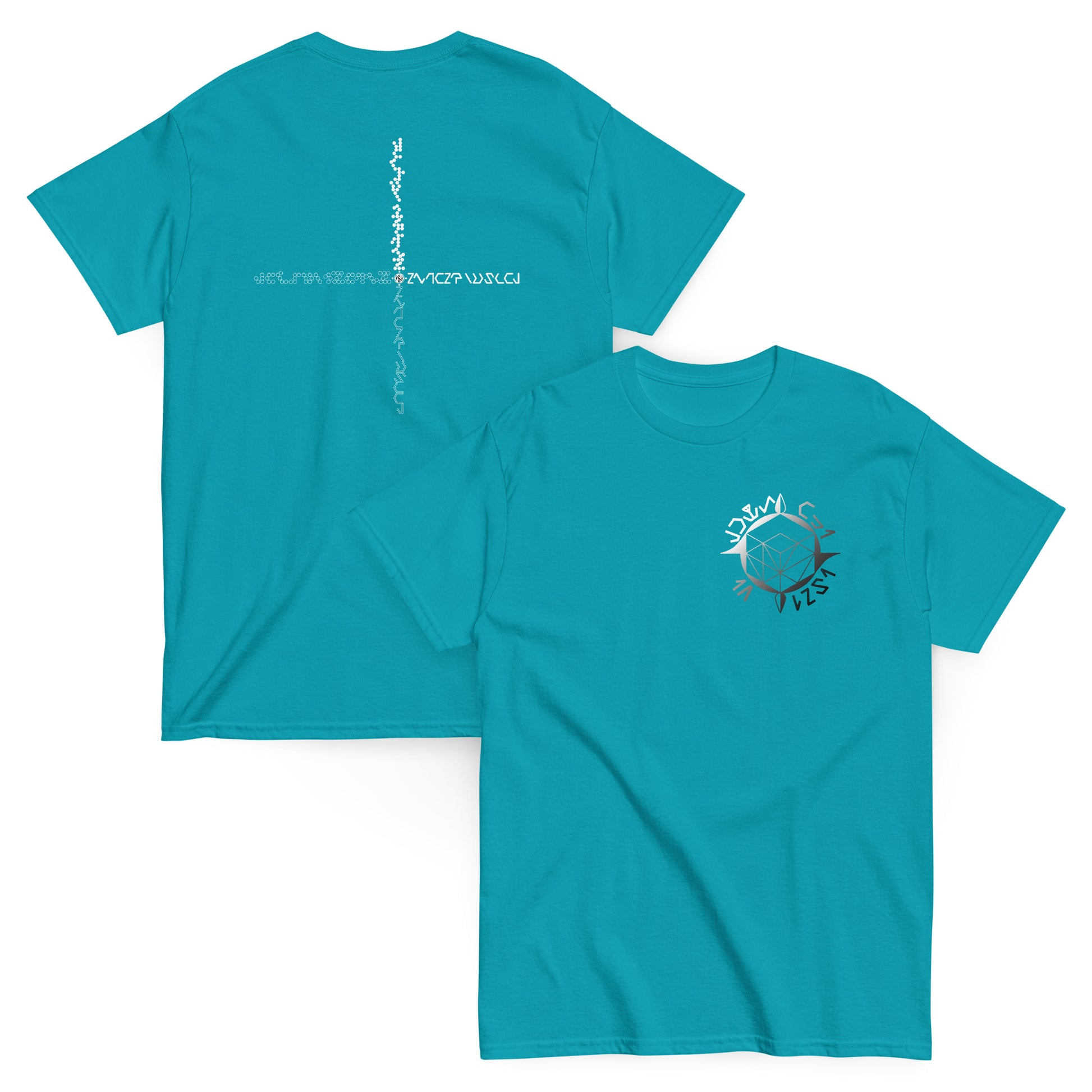 TFI fLTD Emitted Pulse Activity #1 Blue Shirt Front and Back